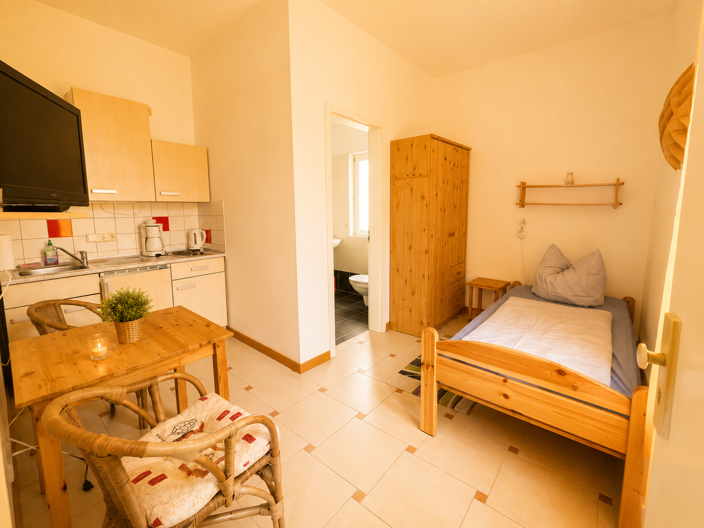 Wohnung 3 Wohn- und Schlafbereich